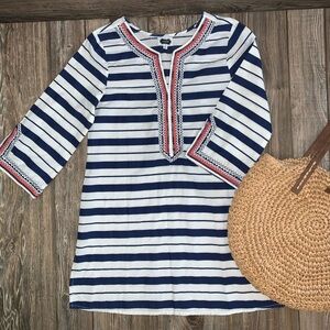 Mud Pie Navy Striped Tunic